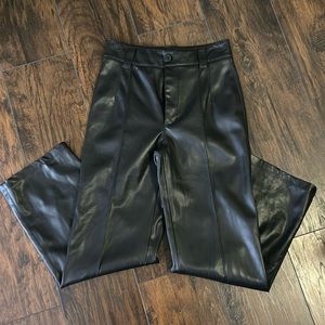Zara faux leather pants